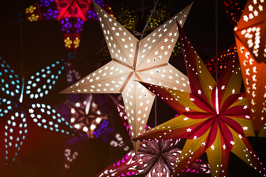 Shine Bright with Star Lights – Paper Star Lanterns
