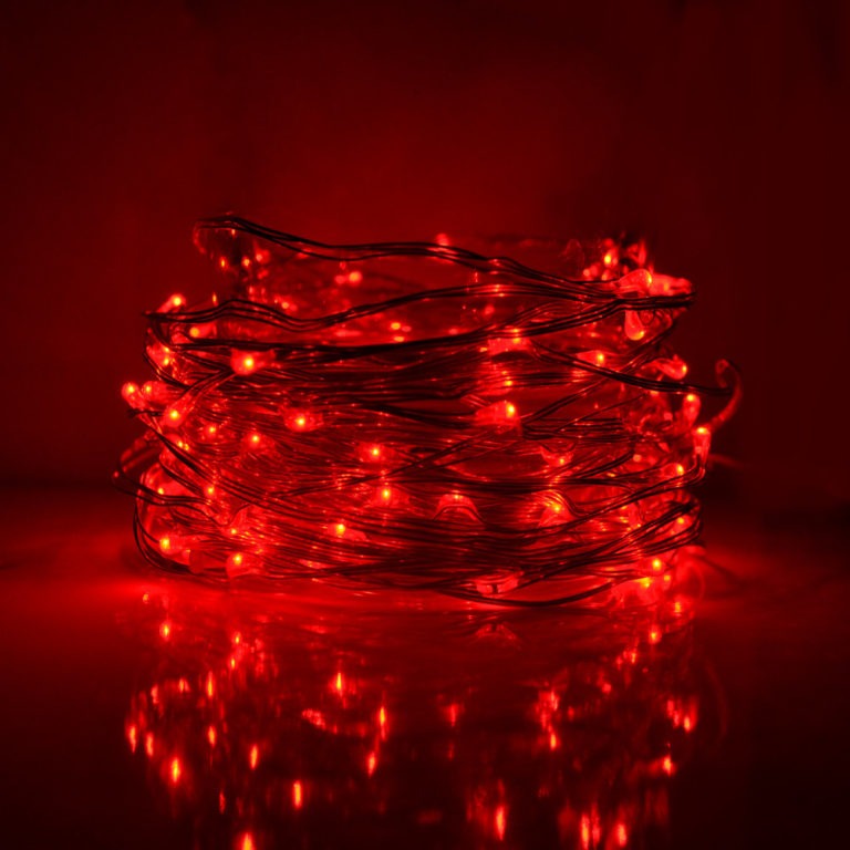 Solar Powered LED Fairy Lights 33 Foot Waterproof with 100 Multi