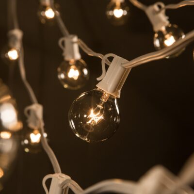 Clear White Wire String Lights