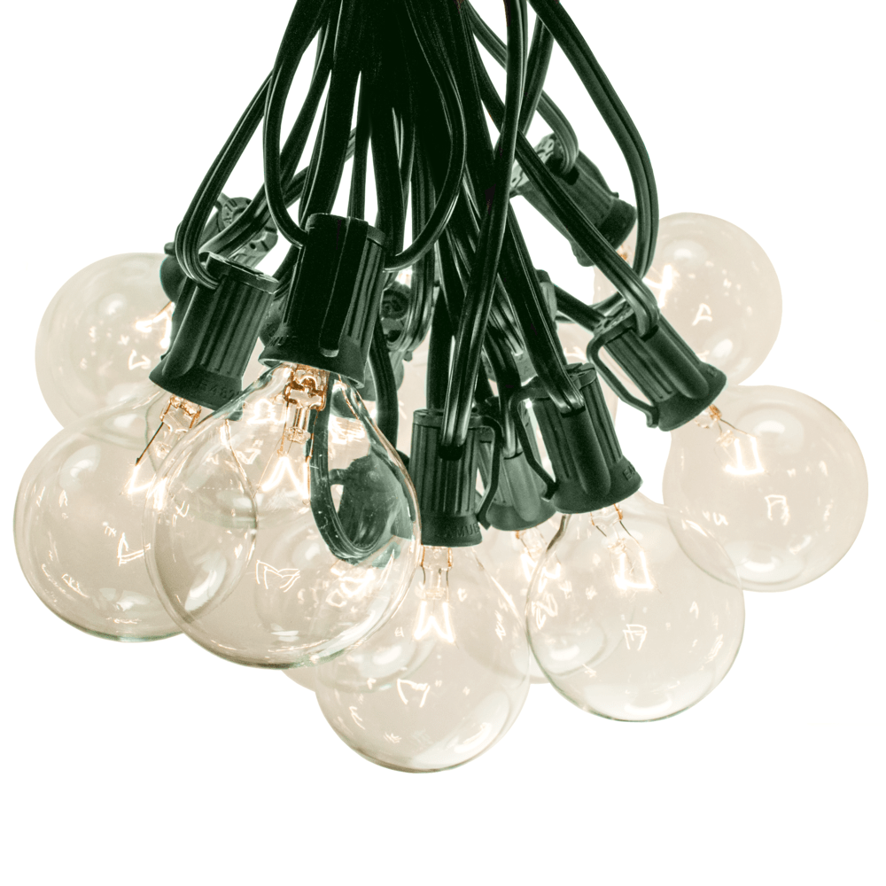 G50 Outdoor String Lights With Clear