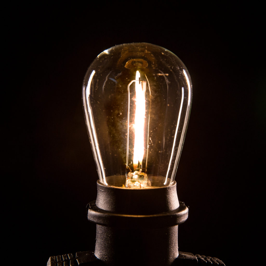E26 Commercial String LED Lights with S14 LED Filament Bulbs