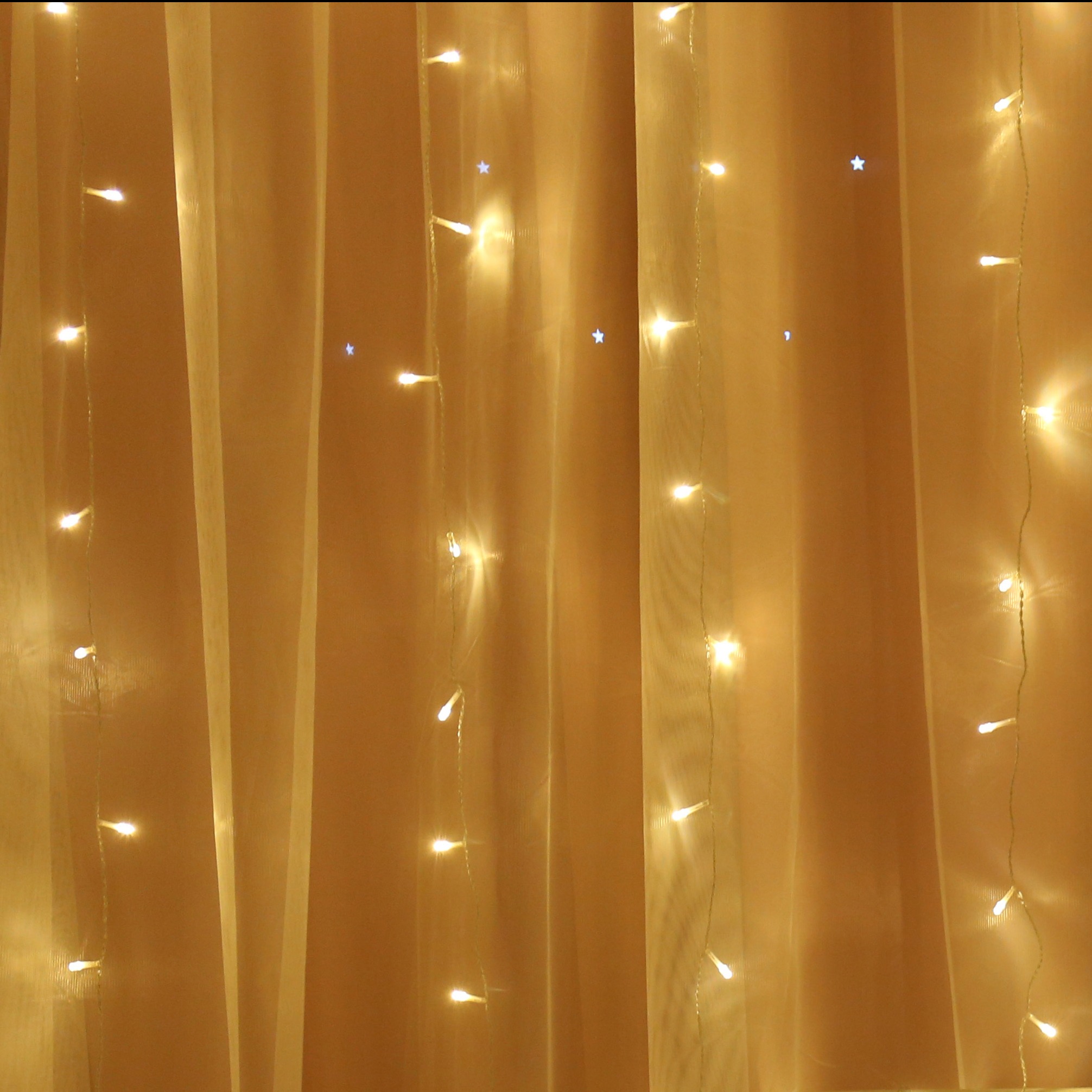 Fairy Curtain Light Close Up 