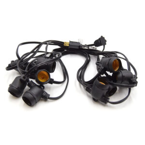 24’ E26 Commercial Grade Light Strings with 16 Gauge Wire