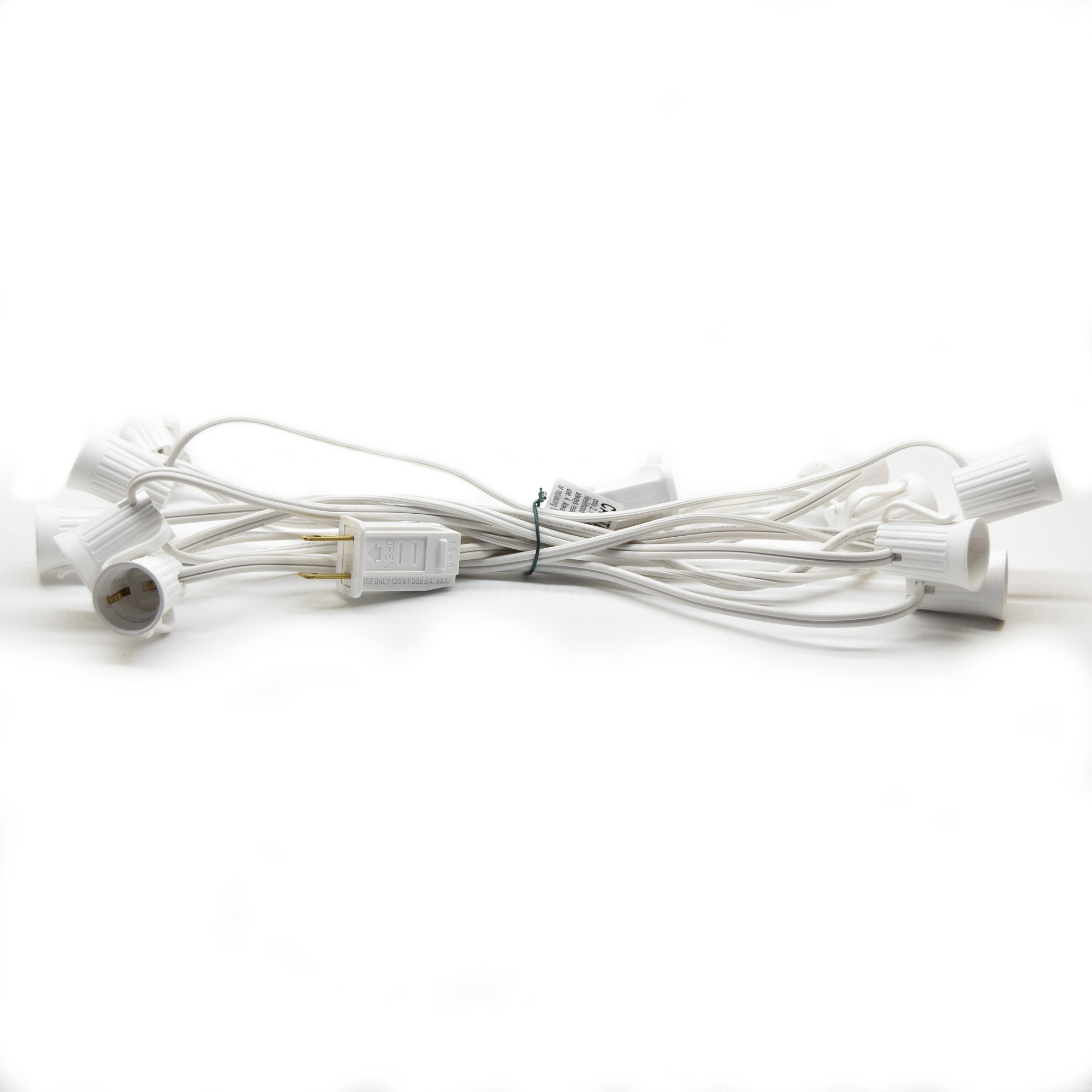 White 10' C9 Base Light Strings