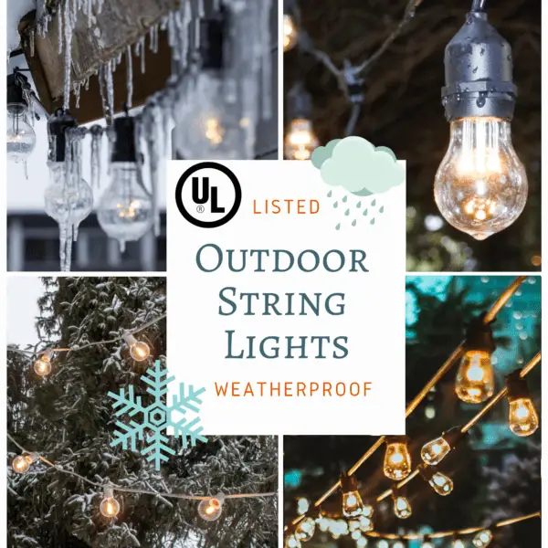 E26 Commercial String Lights Set with S14 LED Filament Light Bulbs - Image 10
