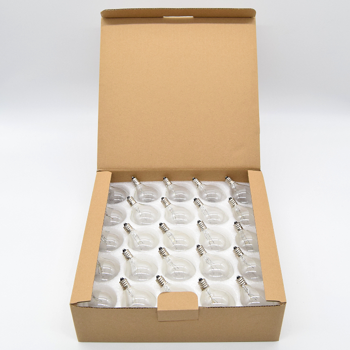 (Box of 25) G50 CLEAR C7 (E12) Base Light Bulbs - Image 4