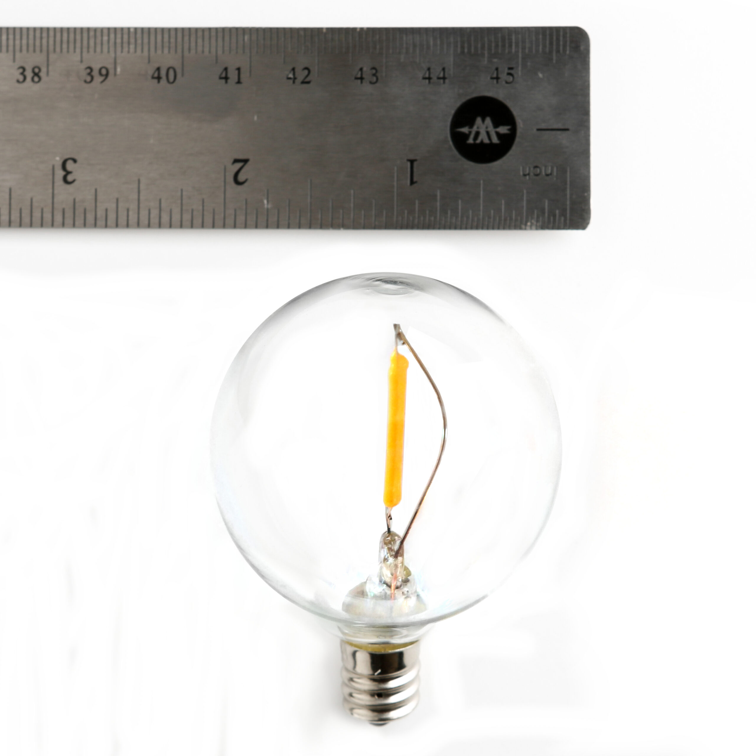 G50 Plastic LED Filament C9 (E17) Base Light Bulbs - Image 3