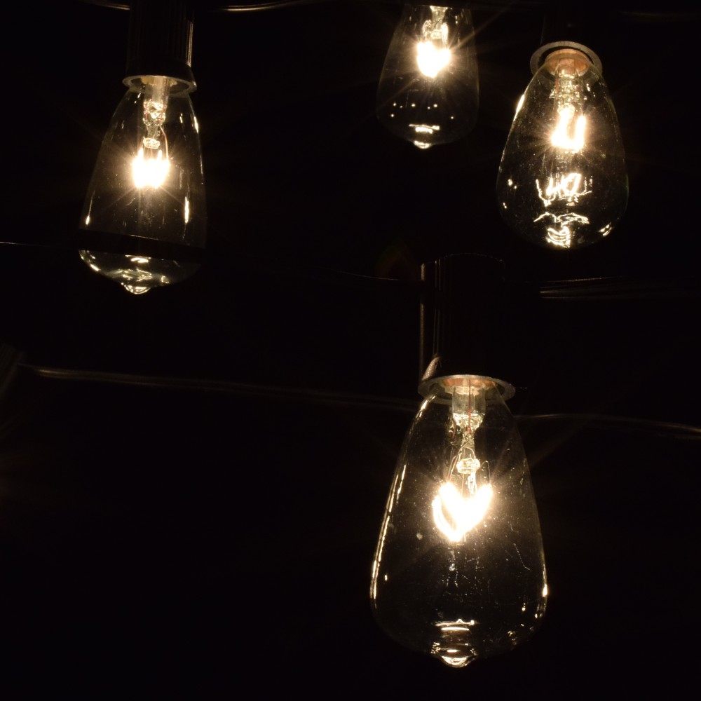 (Box of 25) ST11 Clear C7 (E12) Base Light Bulbs - Image 2