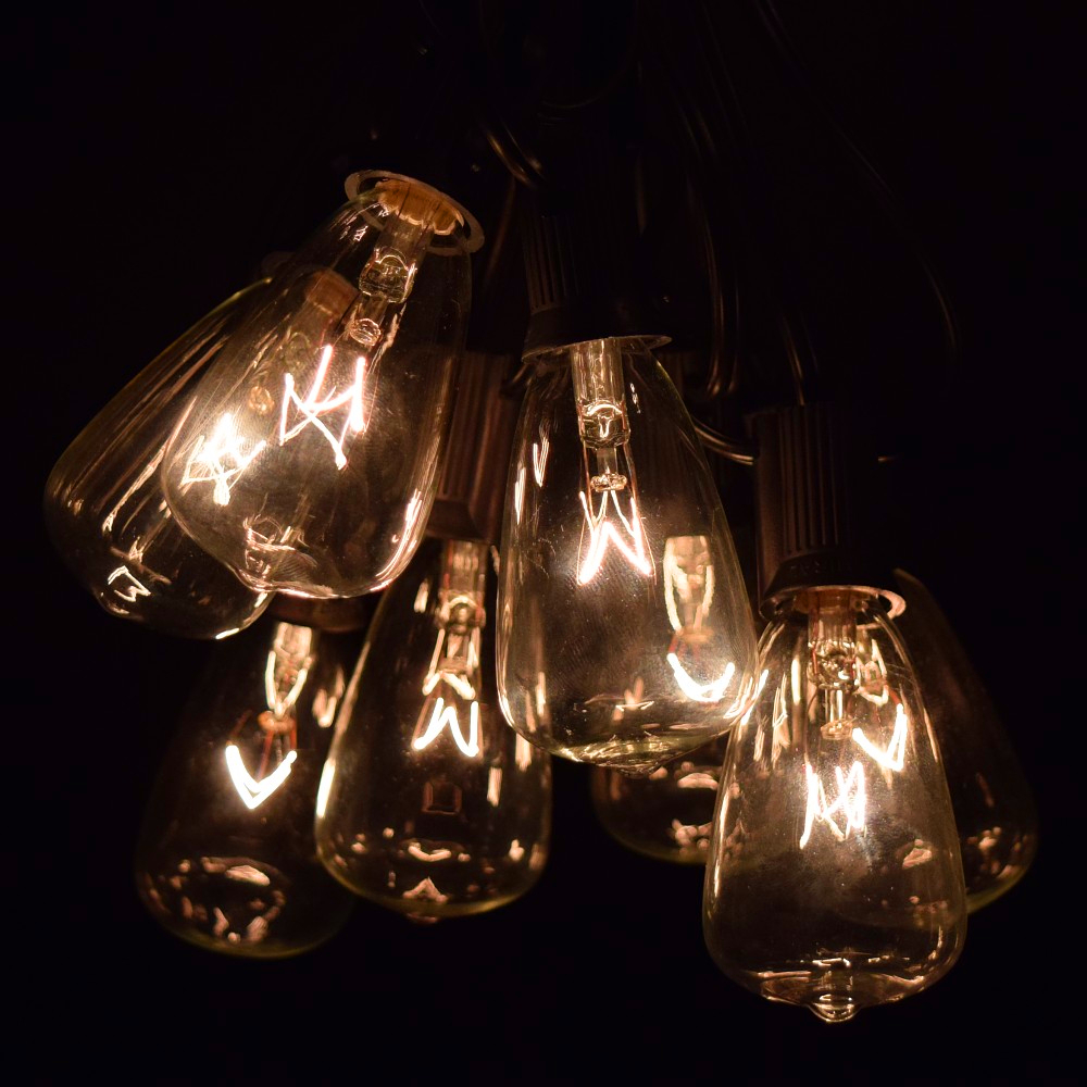 (Box of 25) ST11 Clear C7 (E12) Base Light Bulbs - Image 5