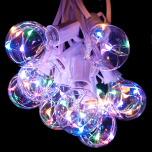 Multicolor G40 globe string lights