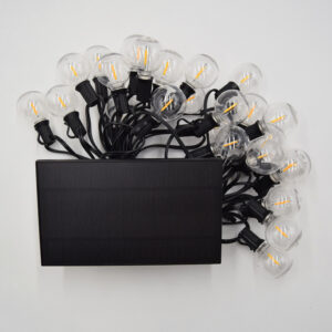 25 Foot G40 LED Solar-Powered String Light Sets