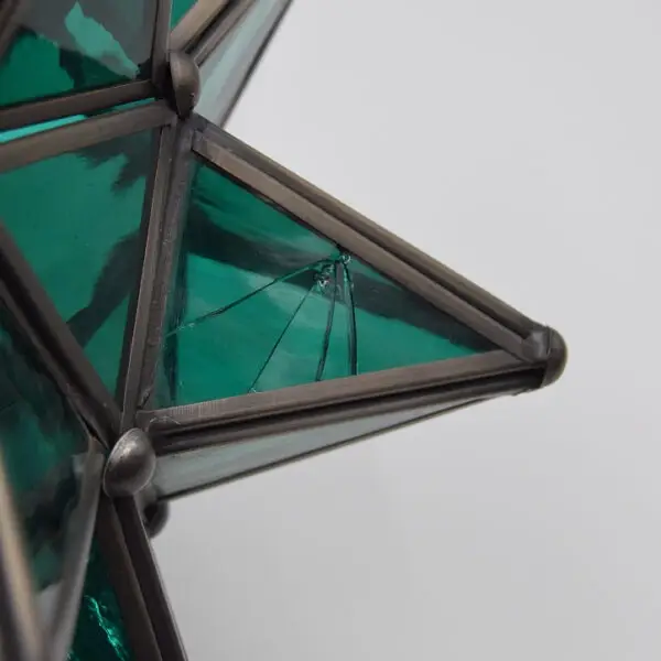 "As Is" 11 Inch Green Glass Star (#23) 10% Off! - Image 2