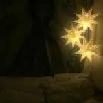 (S215) 9 Pointed White Paper Star Lantern photo review