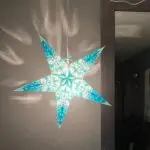 (S215) 9 Pointed White Paper Star Lantern photo review