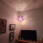 (S254) Purple Charm Paper Star Lantern photo review