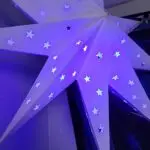 (S215) 9 Pointed White Paper Star Lantern photo review