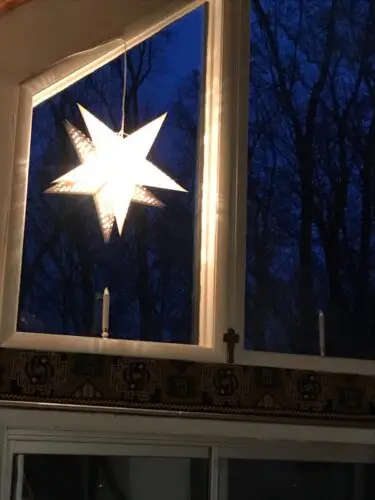 (S222) White Serenity Paper Star Lantern photo review