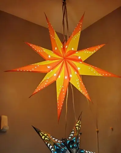 (S201) Surya 9 Pointed Paper Star Lantern photo review