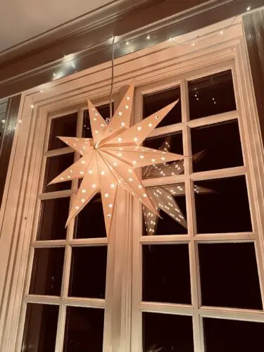 (S215) 9 Pointed White Paper Star Lantern photo review