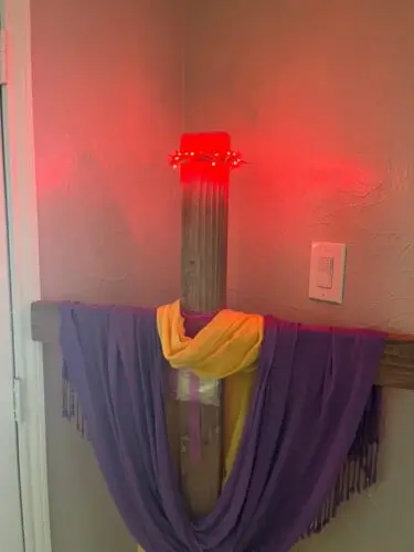 6 Foot - Battery Operated LED Fairy Lights - Waterproof with 20 Red Micro LED Lights on Copper Wire photo review