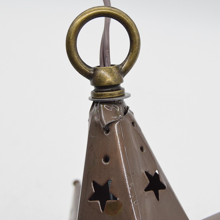 "As Is" 12 Inch Tin Star Light - Star Cut (#64) 15% Off - Image 6
