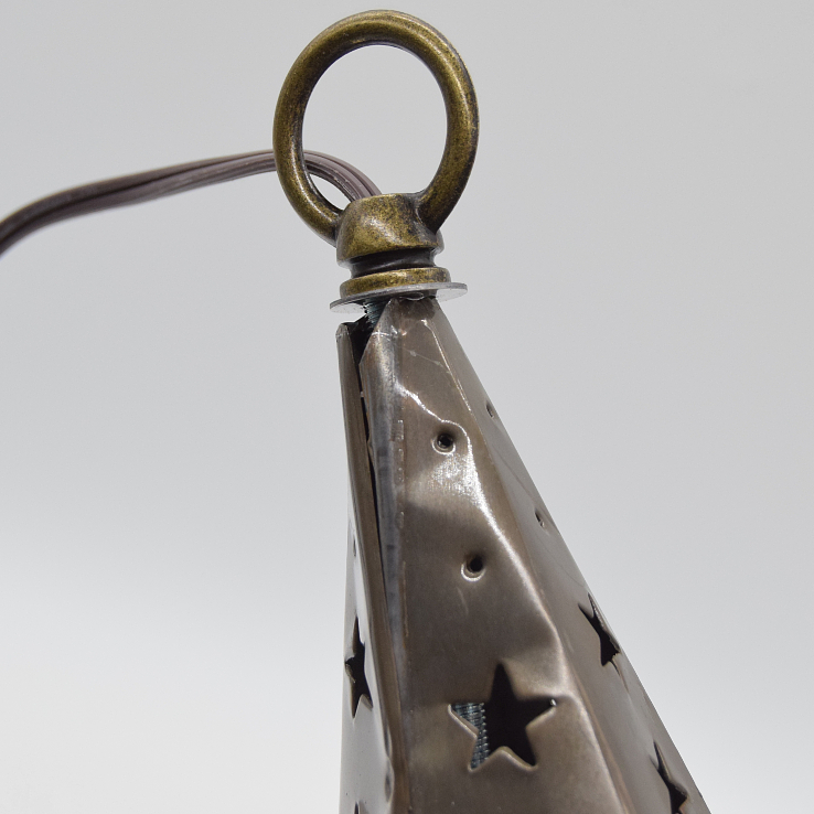 "As Is" 12 Inch Tin Star Light - Star Cut with Marbles (#65) 15% Off! - Image 6