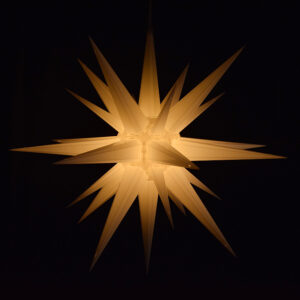 24" White Moravian Star Light