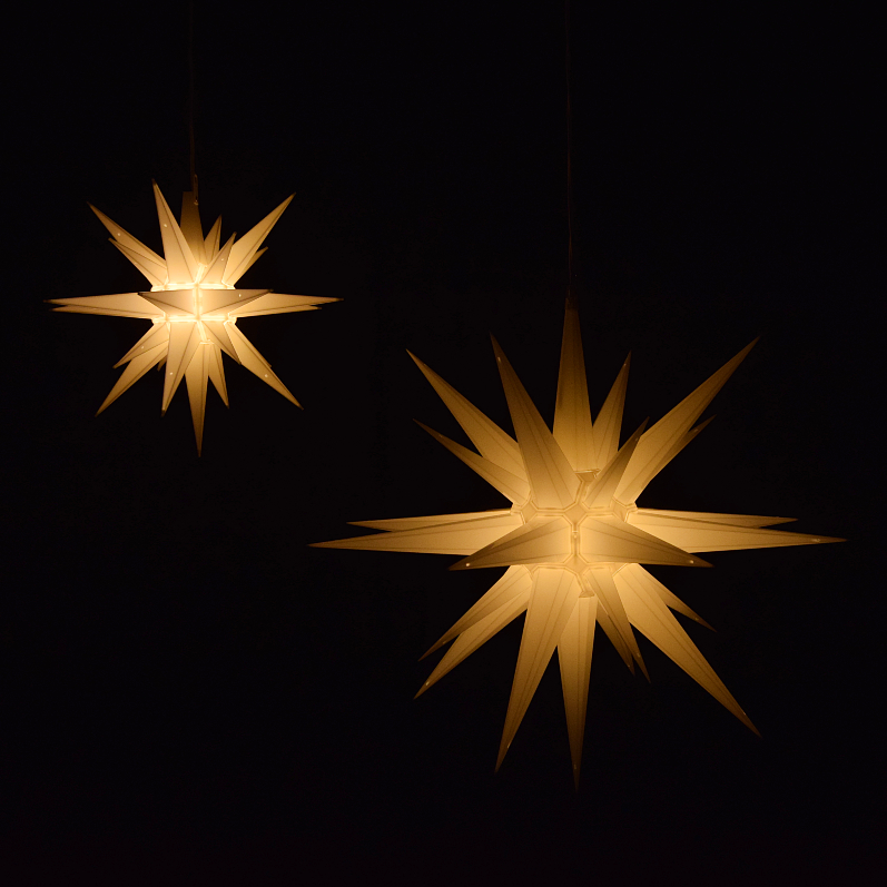 14" White Moravian Star Light - Image 4